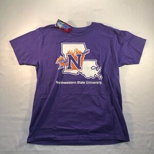 Northwestern State University Shirt Men’s Size Large Purple